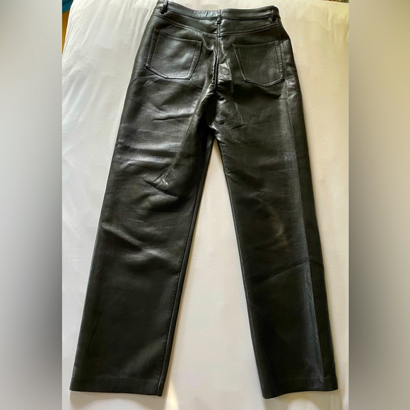 Aritzia women’s vegan leather Melina pants - Picture 4 of 6